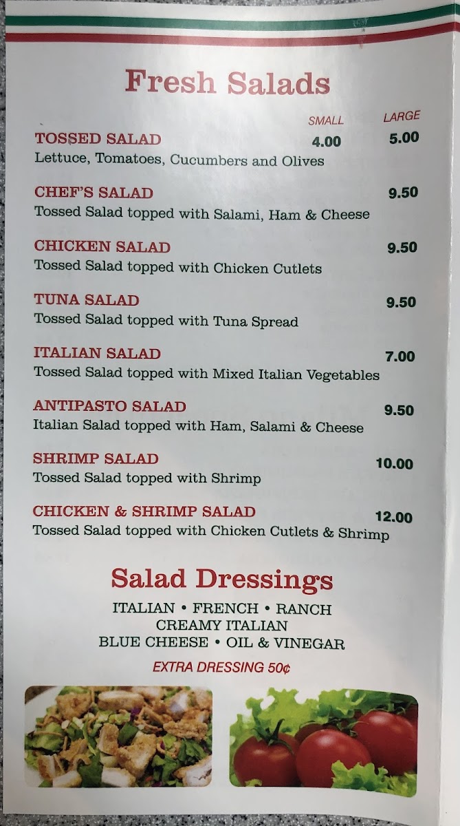 Milano Pizza Shop Menu - Image 2