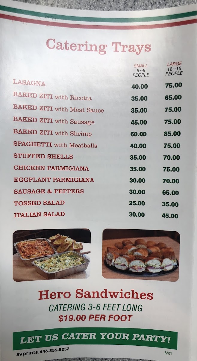 Milano Pizza Shop Menu - Image 3