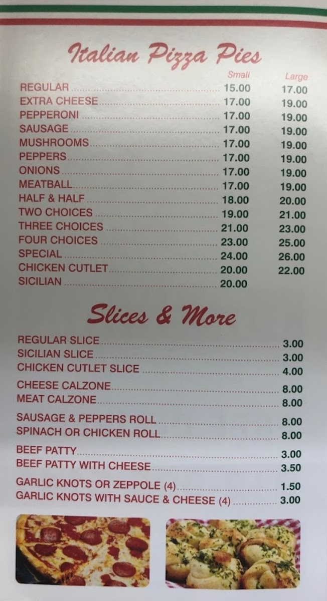 Milano Pizza Shop Menu - Image 6